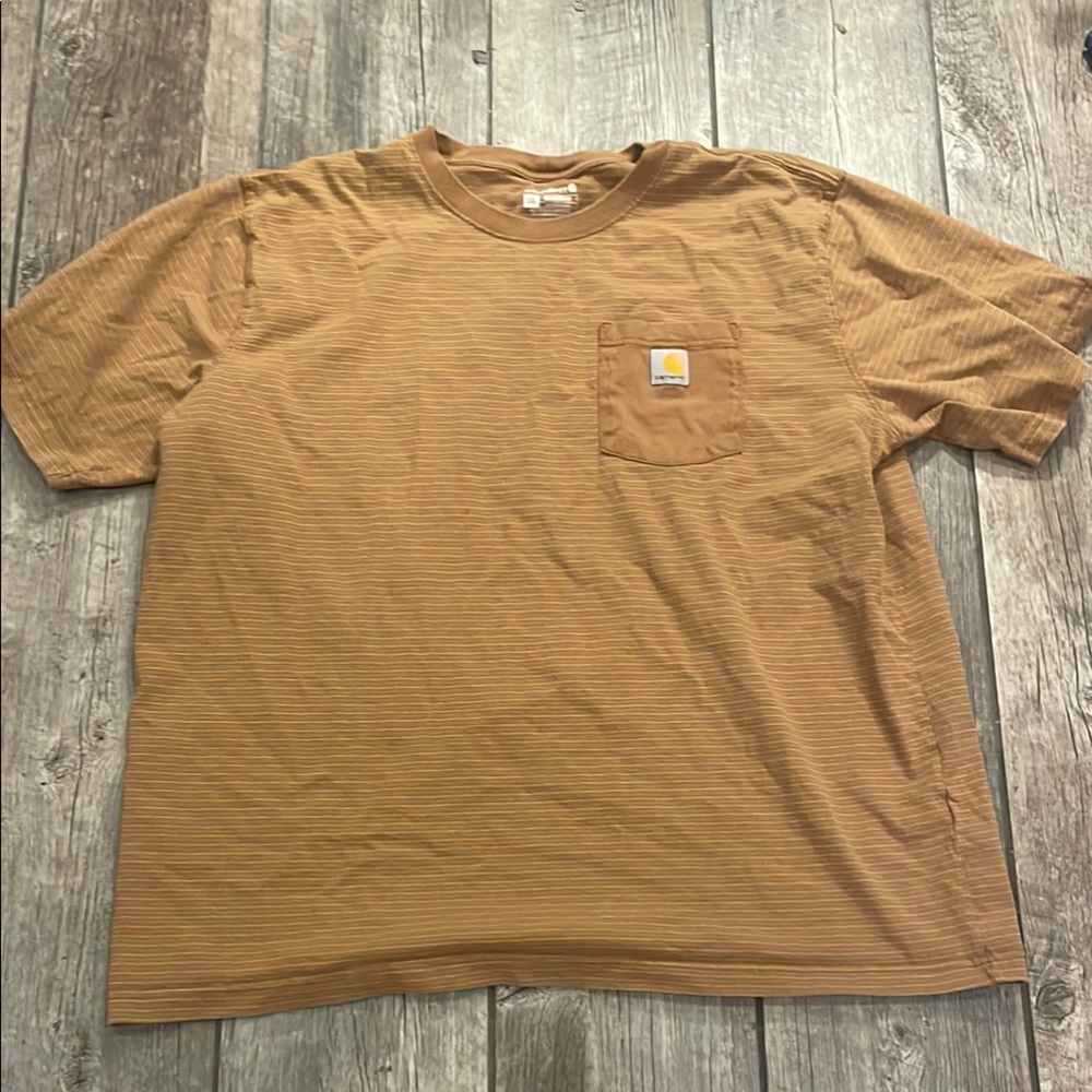 Carhartt Brown Short Sleeve Tee Classic Design